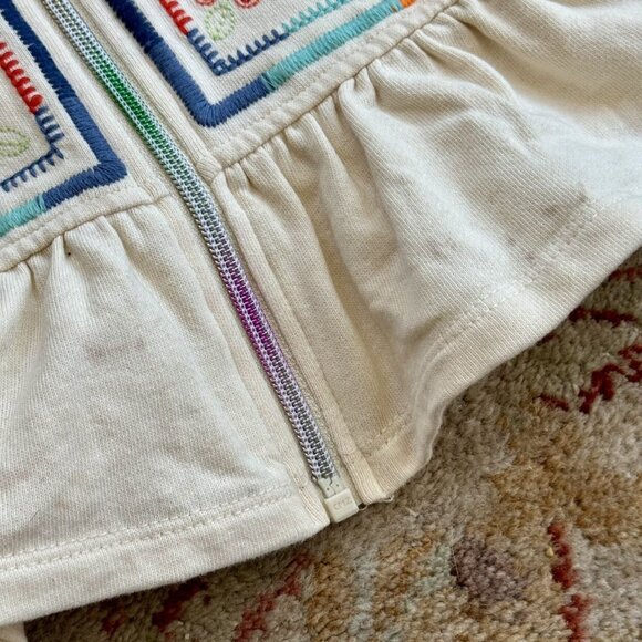 Play 🤸‍♀️ Peek Zen Embroidered Zip Hoodie - Picture 5 of 8